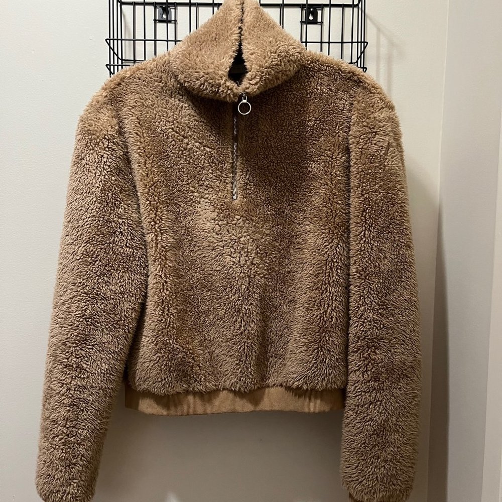 Which We Want Teddy Bear Pullover, Size Large